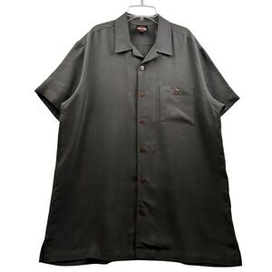 Harley-Davidson‎ Mens L Nat'l Championships Embroidered Camp Shirt Charcoal Gray